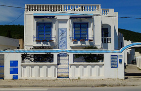 Typical Blue and White House, La Corniche, Bizerte
