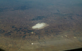 Curious Salt Pans Toward Algeria