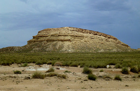 Mesa in the Desert Toward Midelt