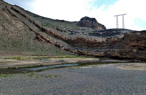 Geological Tilting and Folding