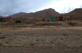 Remote Village Toward Tamtattouchte