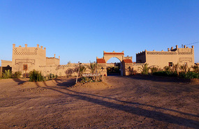 The Fortress Like Surrounds of the Tamlalt Hotel