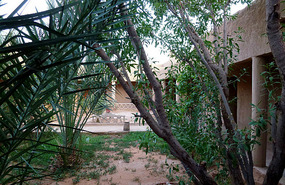 Internal Garden Court at the Ouzina Rimal 