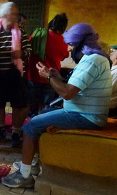 Tourist at Erg Chebbi