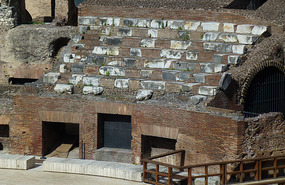 Seating for Dignatories, the Colosseum