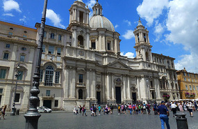 Church of St Agnes in Agone, Piazza Navona, Rome