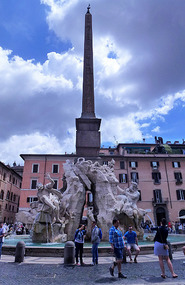 Fontana dei Quattri Fiumi, Piazza Navona, Rome