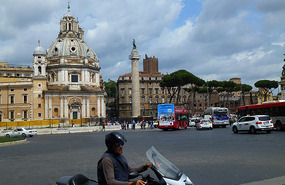 Piazza Venezia and Trajan's Column