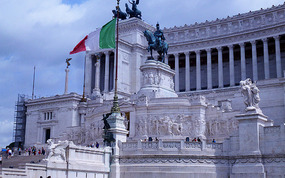 Sculptures at the Altare della Patria, Rome