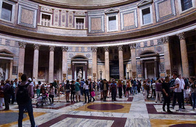 The Circular Interior of the Pantheon