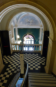 The Beautiful Interior Stairway of our Hotel