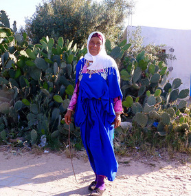 A Friendly Woman at Khit el Oud