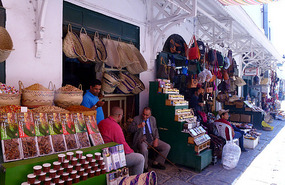 Shops in the Tunis Medina