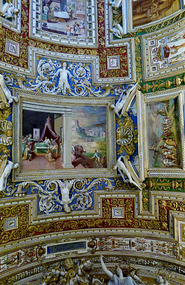 Beautiful Artwork on a Vatican Museum Ceiling