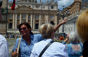 Our Guide for our Vatican Tour