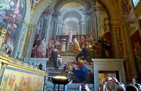 Three Dimensional Frescoes in the Vatican