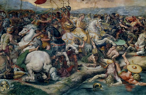 Vatican Artwork - Christian Wars Against Pagans