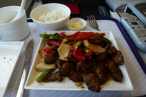 Chinese Beef and Mushrooms For Lunch 