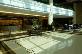Foyer of the Shanghai Ramada Hotel