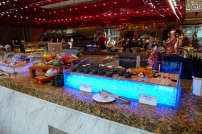Maki Sushi at the Ramada Hotel Buffet Breakfast