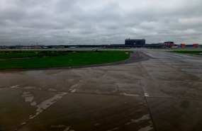 We Land at the Austere Moscow Sheremetyevo Airport