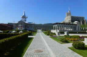 Manicured Grounds of Rabati Fortress