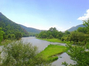 Mtkvari River To Borjomi (c. Dimitri Google Earth)