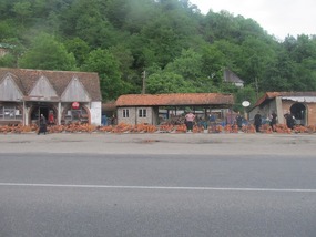 Roadside Stalls Selling Pottery Goods