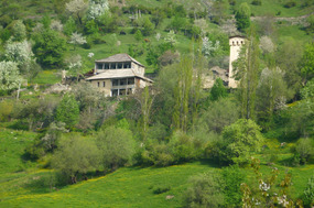 Farm House and Watch Tower Not Far from Mestia