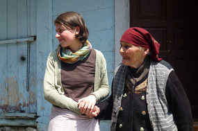 Keti With an Old Friend of her Grandmother at Khe
