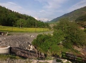 Meadows Behind Mestia Village