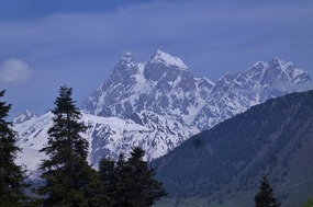 Mount Ushbar as We Headed to Ipari