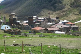 Outskirts of Ushguli