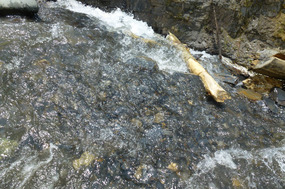 Washed Away Road Toward Ushguli