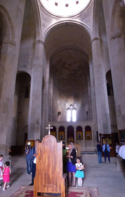 The Sombre Interior of Bagrati Cathedral