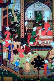 Beautiful Mural, Shirvanshah Palace Museum