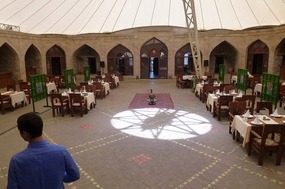 Lunch at a Caravanserai Restaurant, Old Baku