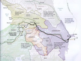 Proposed Kars Tblisi Baku 'Iron Silk Road"