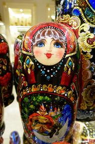 Exquisite Hand Painted Russian Matryoshka Dolls