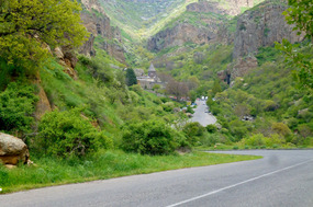 Entrance to the Picturesque Gehard Monastery