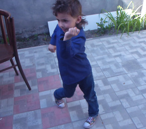 Hovik's Son Entertains Us With Latin Dancing 