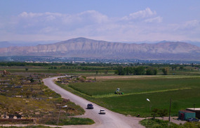 Mountainous Landscape of Armenia From Khor Virap