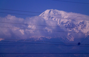 Sun Scorches off The Haze, Revealing Mt Ararat