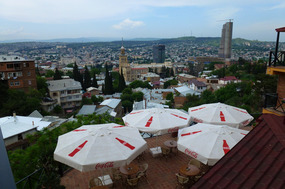 View of Tbilisi From Betsy's Hotel Restaurant