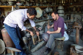 Suleyman with His Coppersmith Friend in Lahij