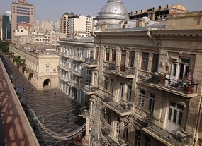 View from Our Austin Hotel, Baku