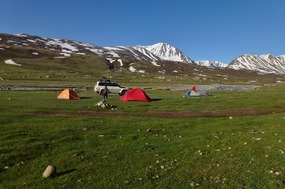 Early Morning at Our Camp Site