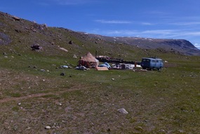 Nomad's Camp on our Trek to Tavan Bogd