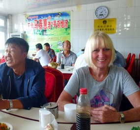 Me at Lunch at the Mutton Soup Restaurant