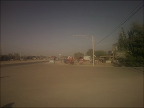Dust Storm Over a Village to Bachu (m. beg)